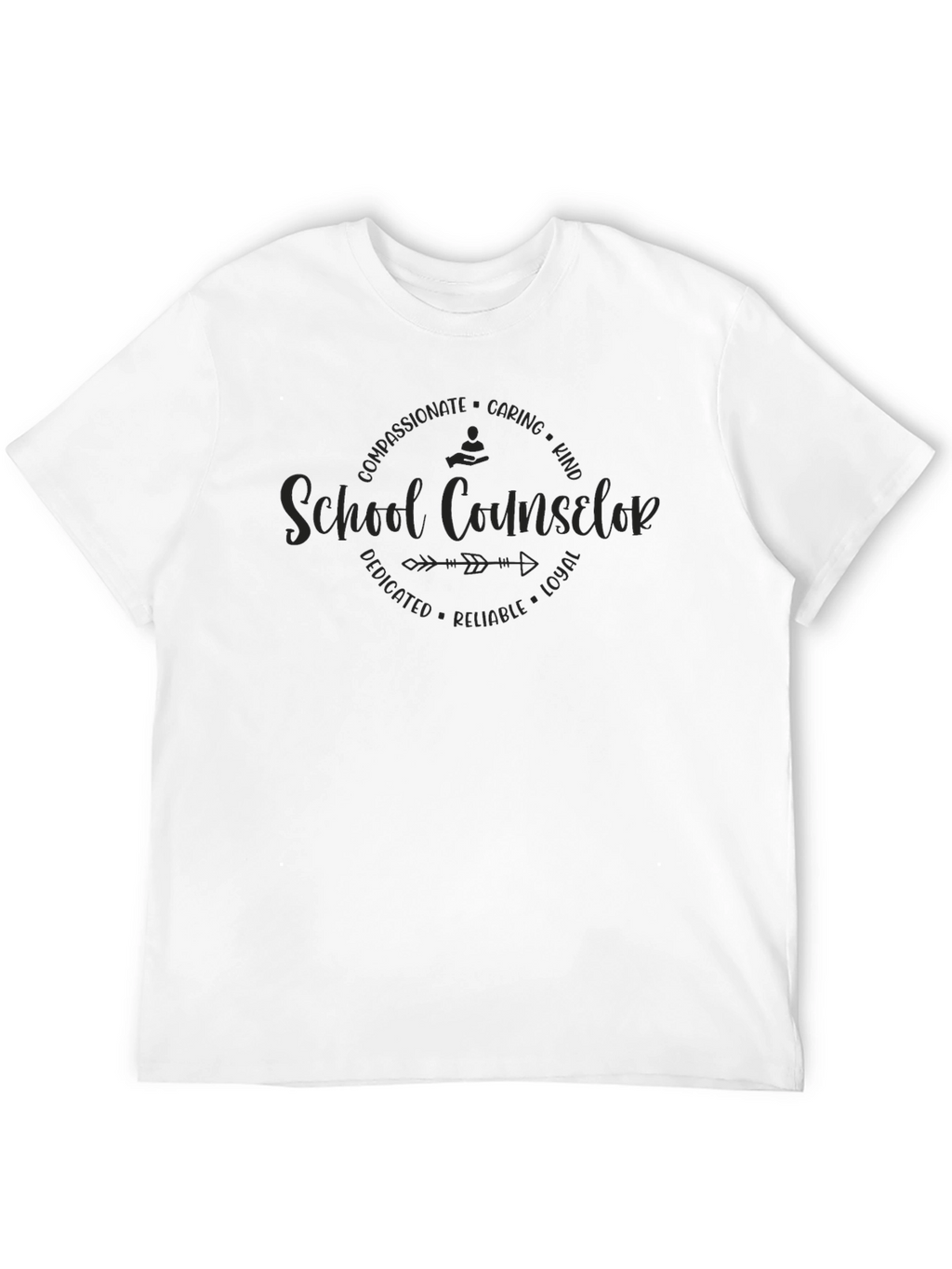 School Counselor Compassionate Graphic T-Shirt