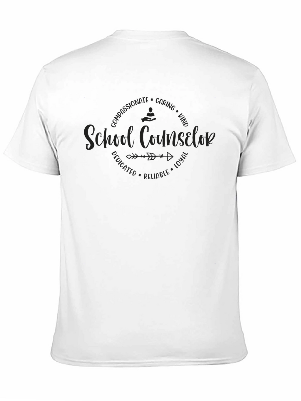 School Counselor Compassionate Graphic T-Shirt