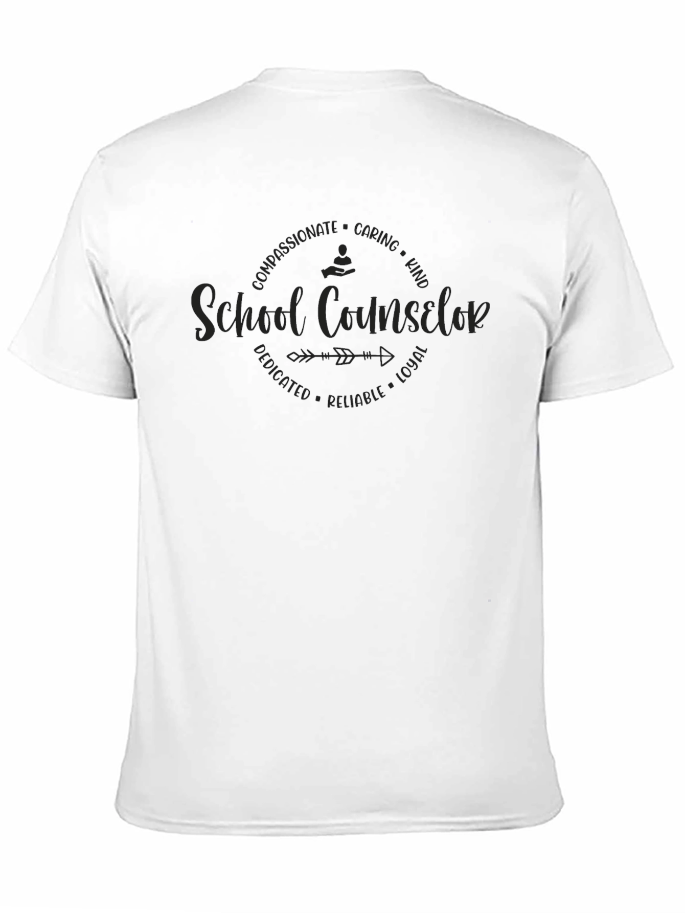 School Counselor Compassionate Graphic T-Shirt