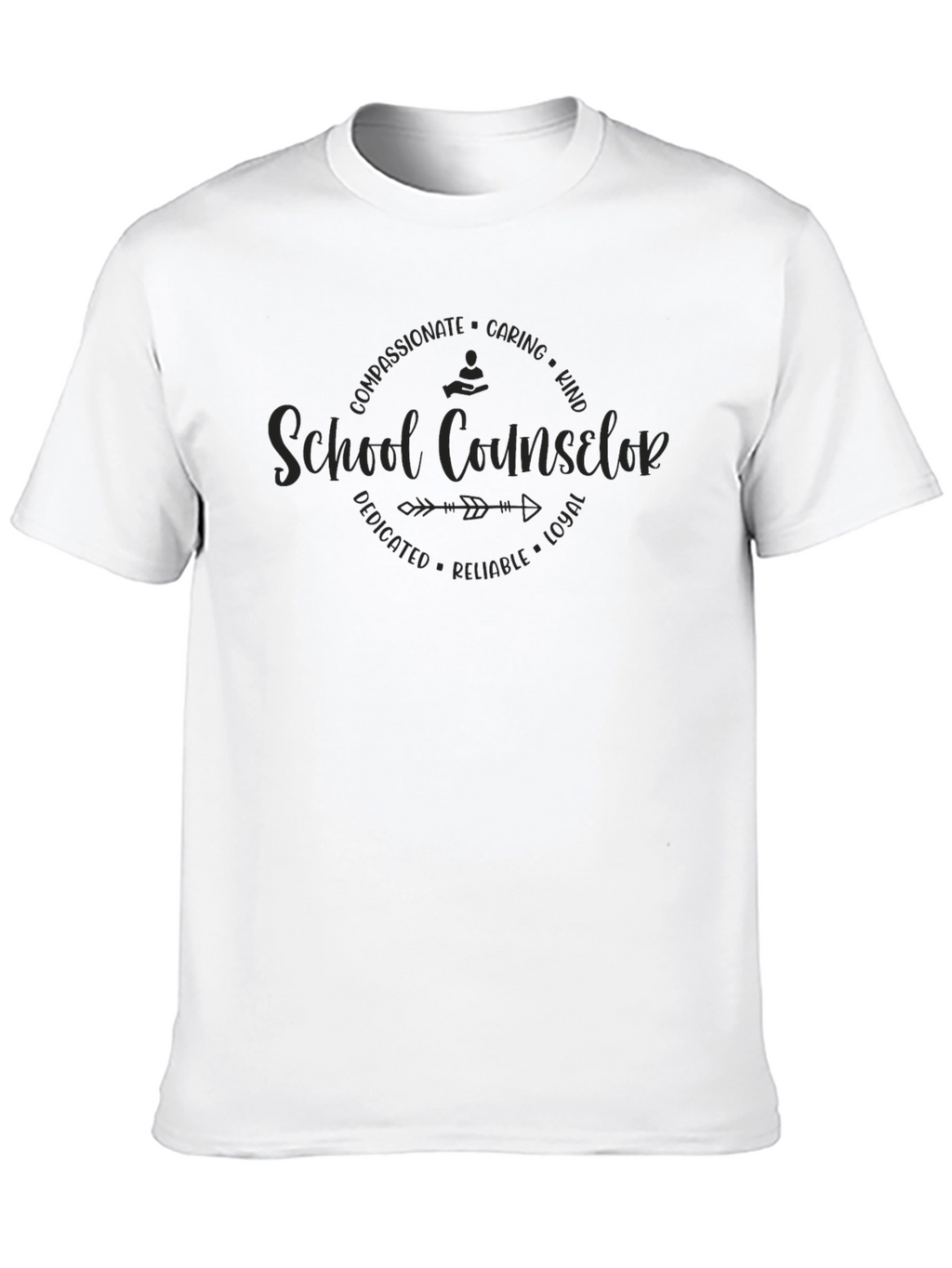 School Counselor Compassionate Graphic T-Shirt