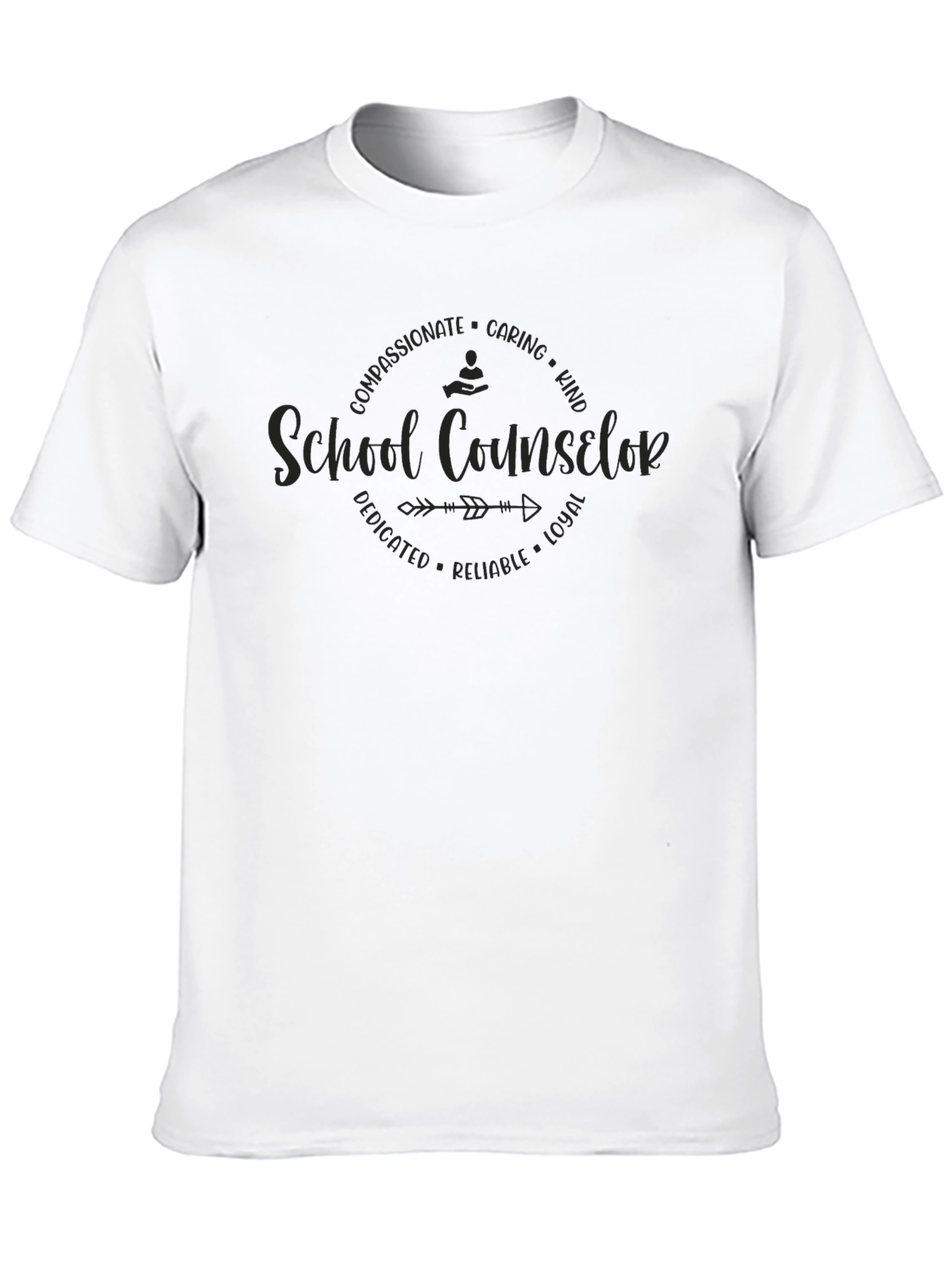 School Counselor Compassionate Graphic T-Shirt