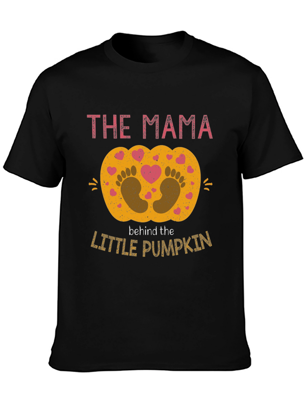 Mama Behind The Little Pumpkin Pregnancy Shirt