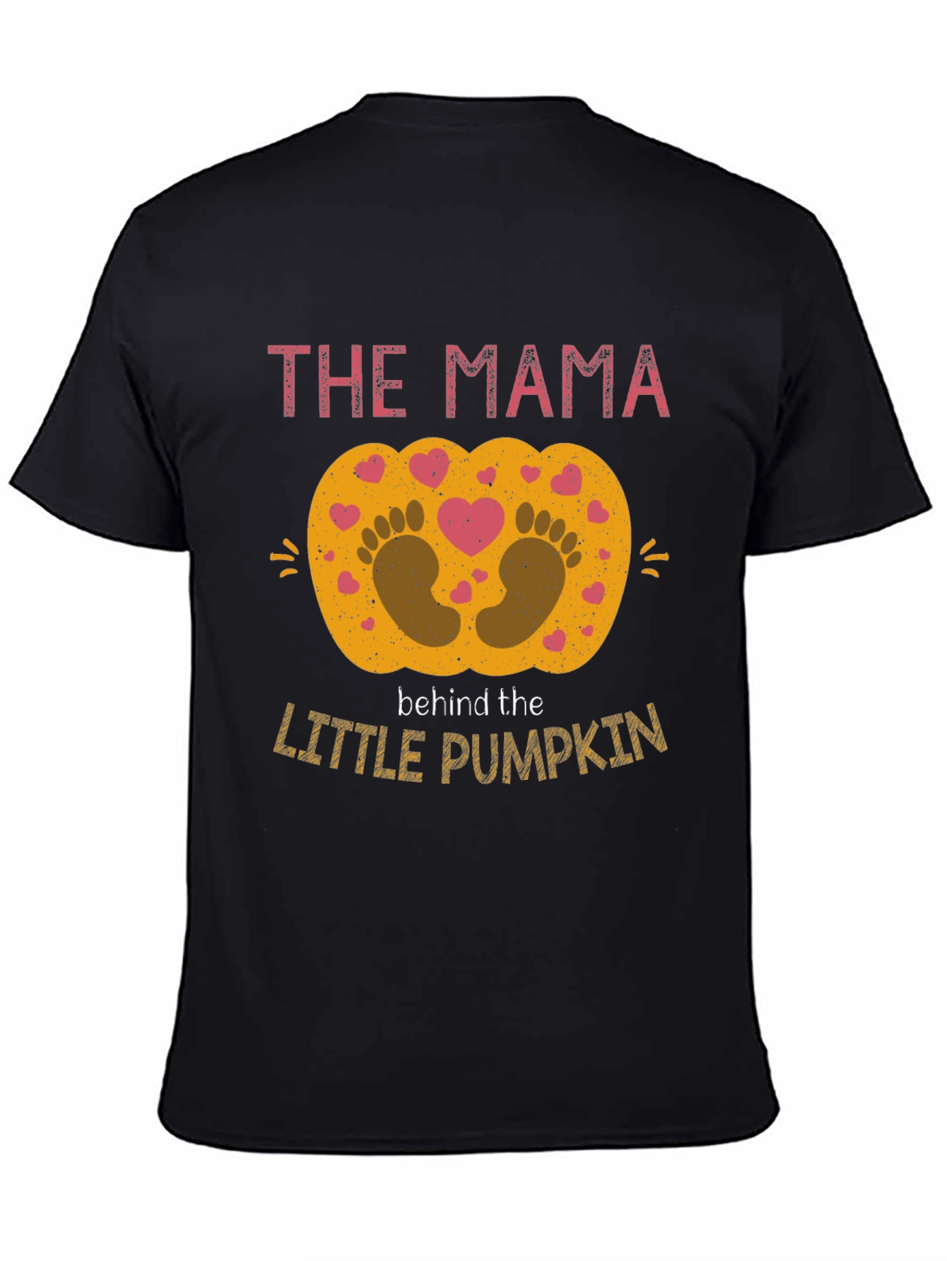 Mama Behind The Little Pumpkin Pregnancy Shirt