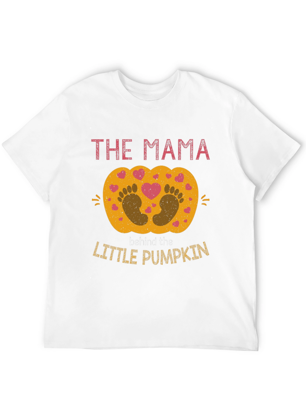 Mama Behind The Little Pumpkin Pregnancy Shirt