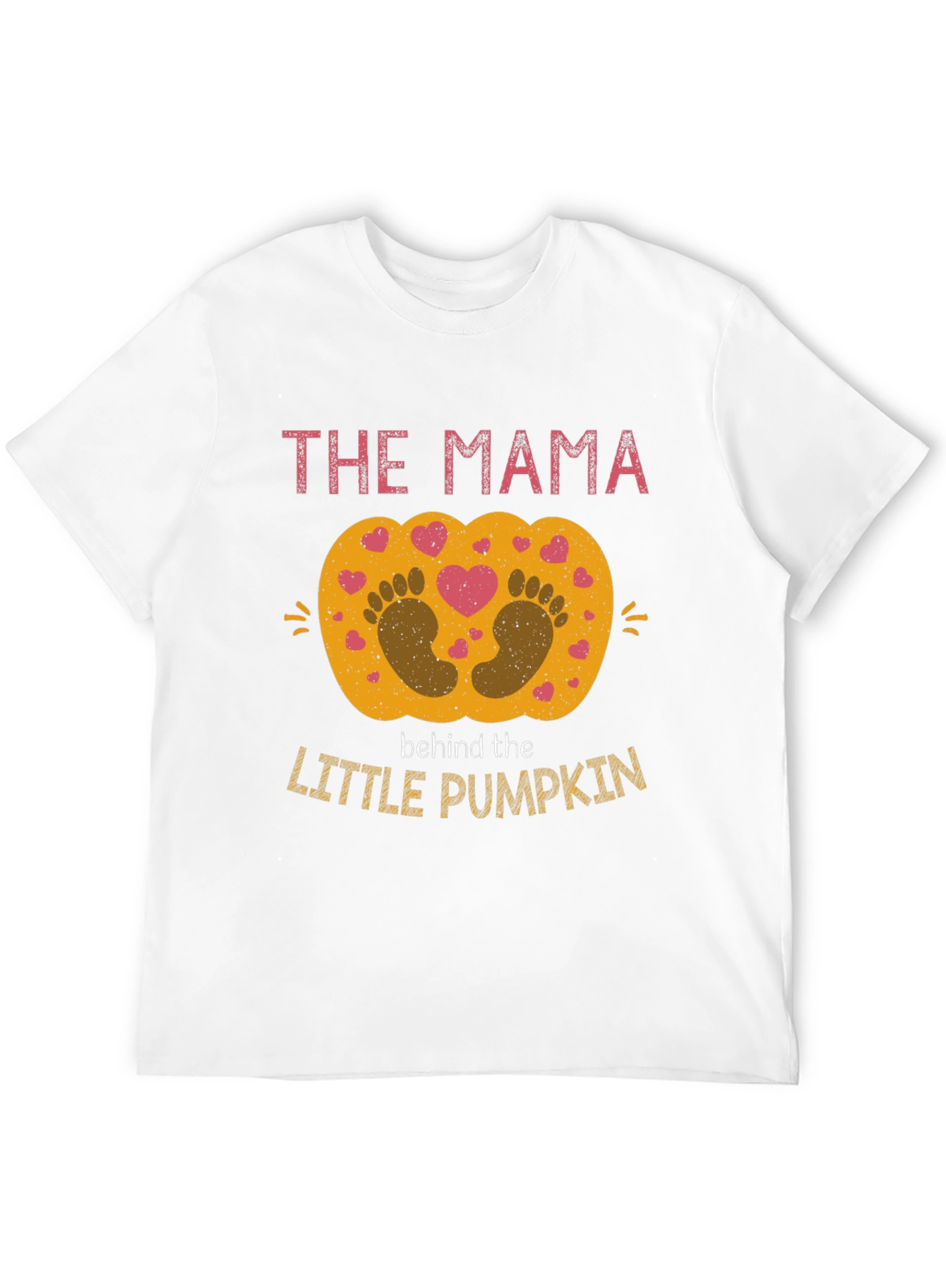 Mama Behind The Little Pumpkin Pregnancy Shirt
