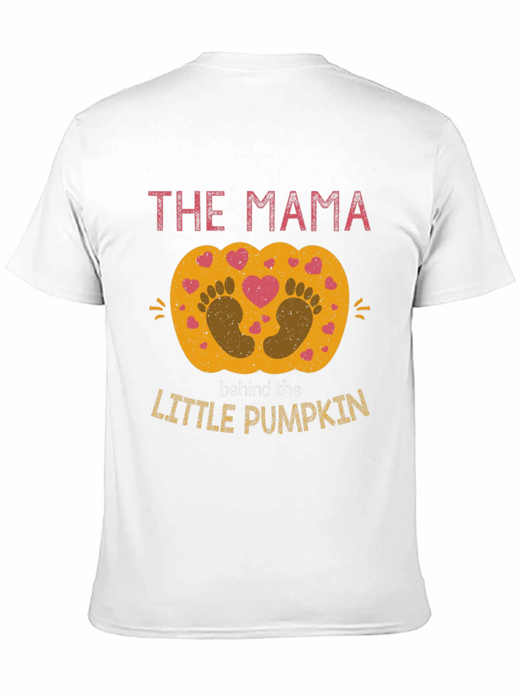Mama Behind The Little Pumpkin Pregnancy Shirt