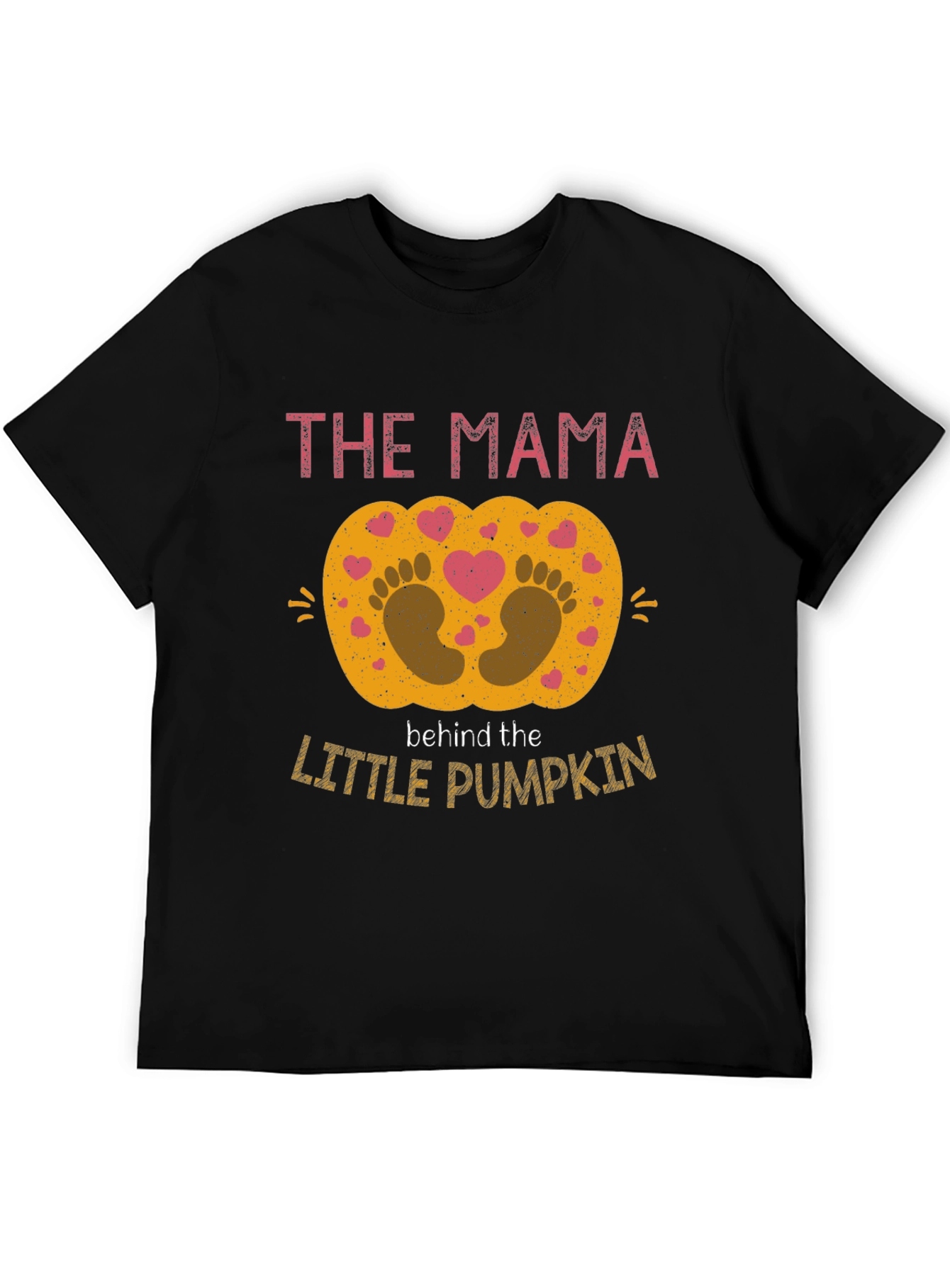 Mama Behind The Little Pumpkin Pregnancy Shirt