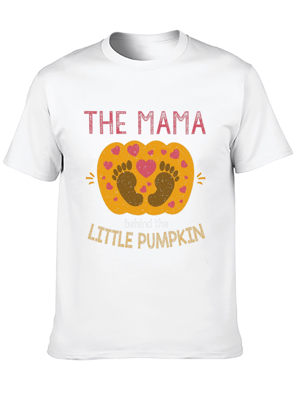 Mama Behind The Little Pumpkin Pregnancy Shirt