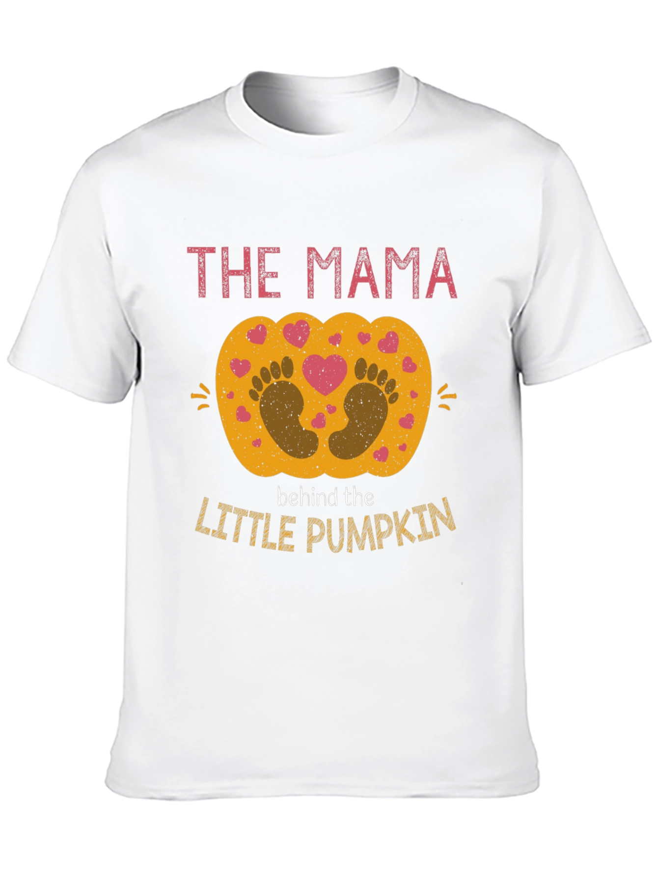 Mama Behind The Little Pumpkin Pregnancy Shirt