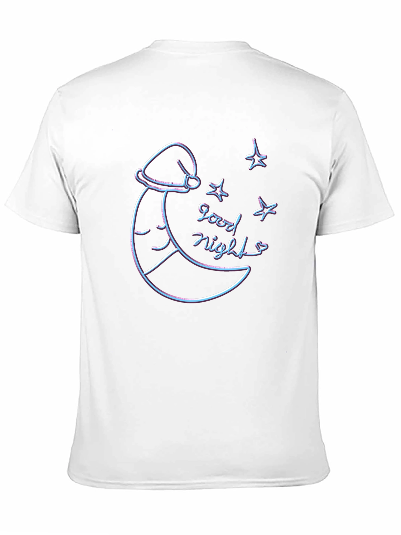 Good Night Moon Graphic Tee - Black T-Shirt