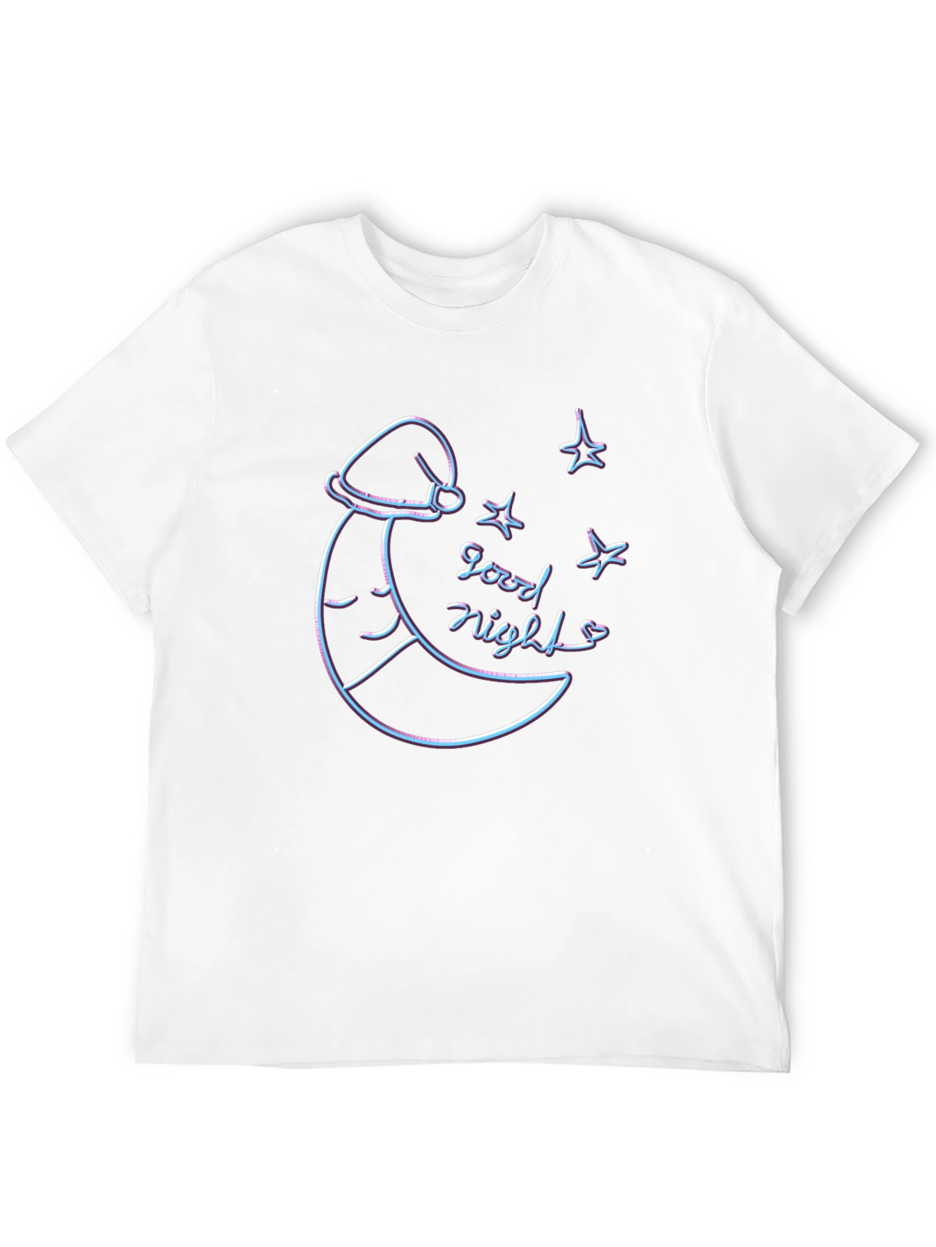 Good Night Moon Graphic Tee - Black T-Shirt