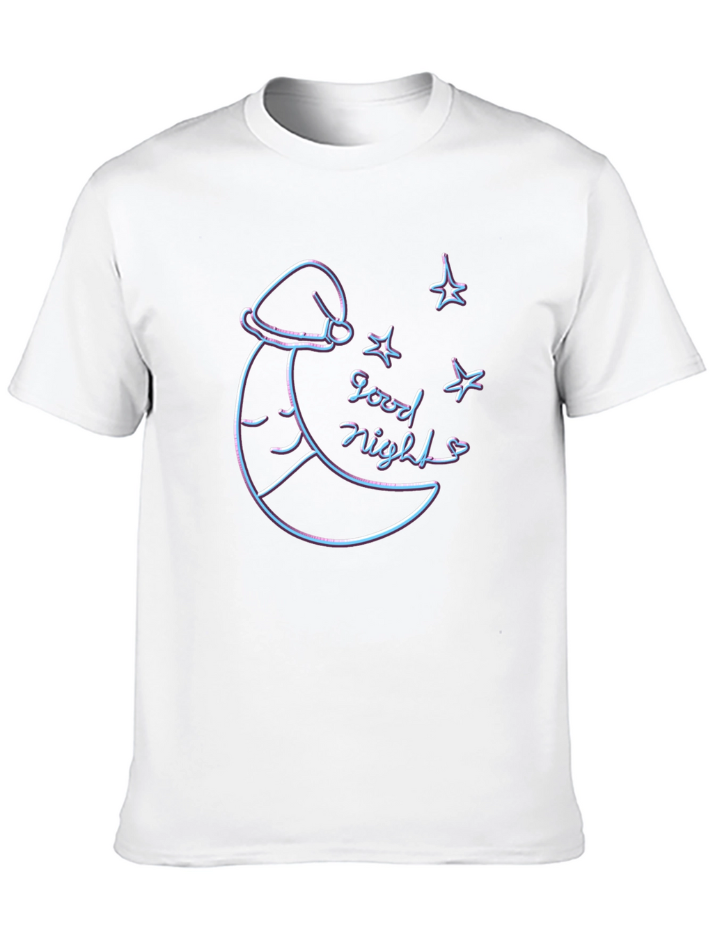 Good Night Moon Graphic Tee - Black T-Shirt