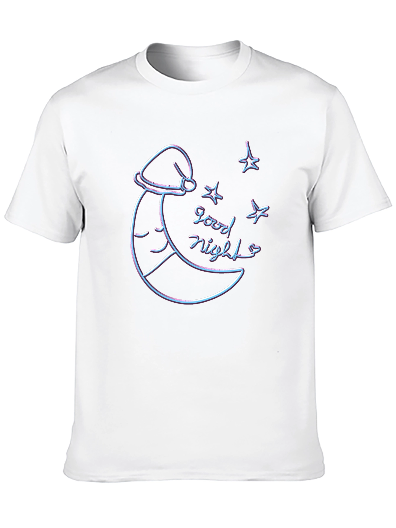 Good Night Moon Graphic Tee - Black T-Shirt