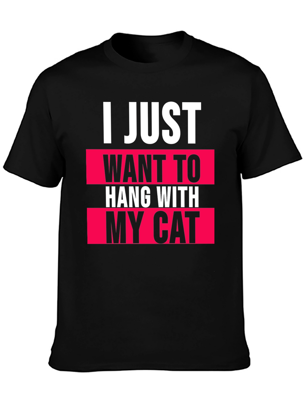 I Just Want to Hang With My Cat T-Shirt