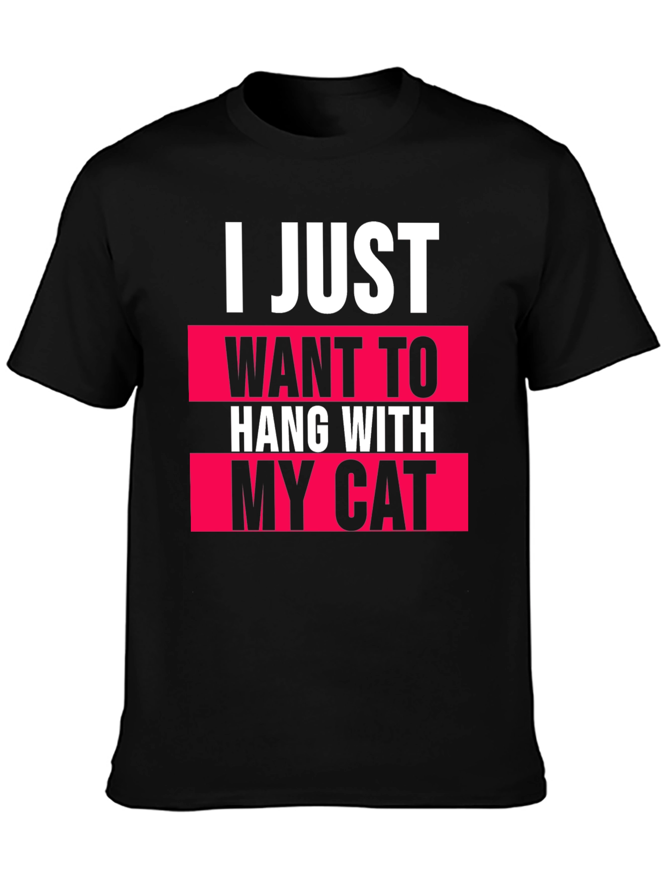 I Just Want to Hang With My Cat T-Shirt