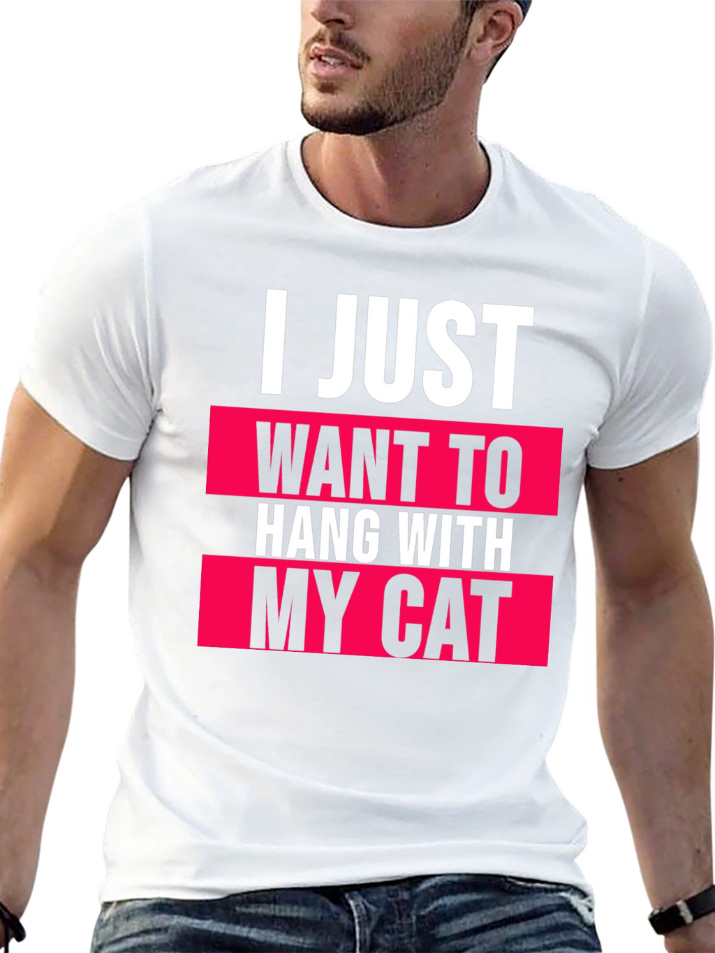 I Just Want to Hang With My Cat T-Shirt