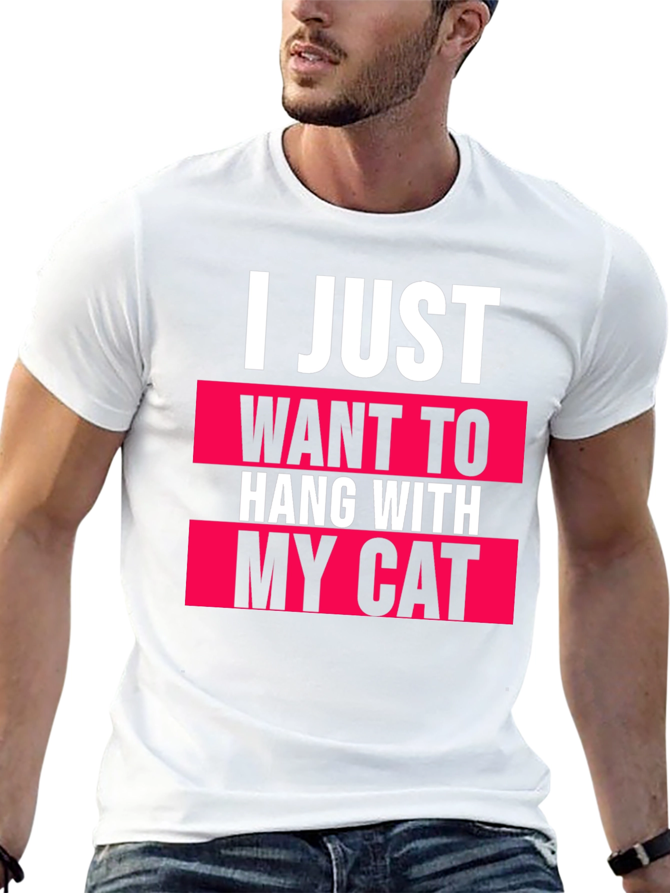 I Just Want to Hang With My Cat T-Shirt