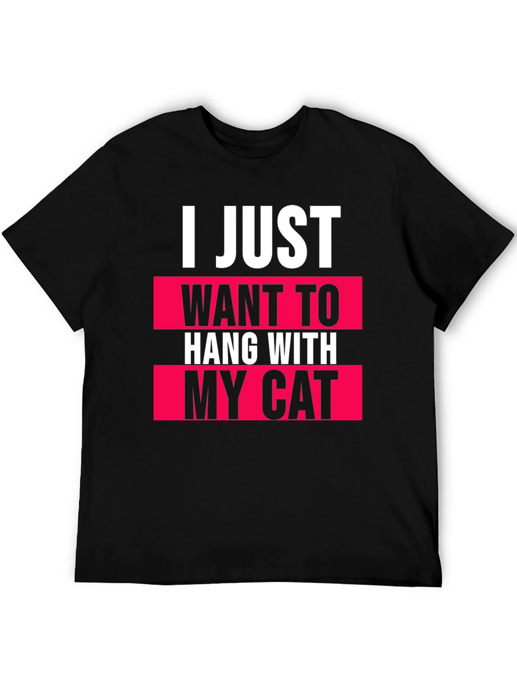 I Just Want to Hang With My Cat T-Shirt