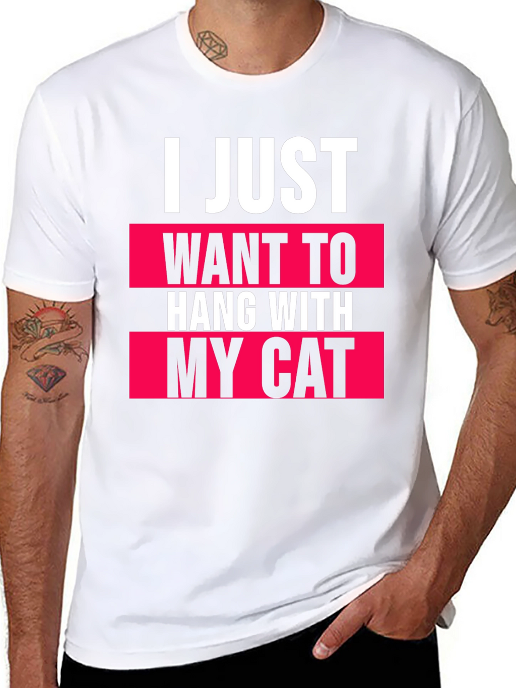 I Just Want to Hang With My Cat T-Shirt