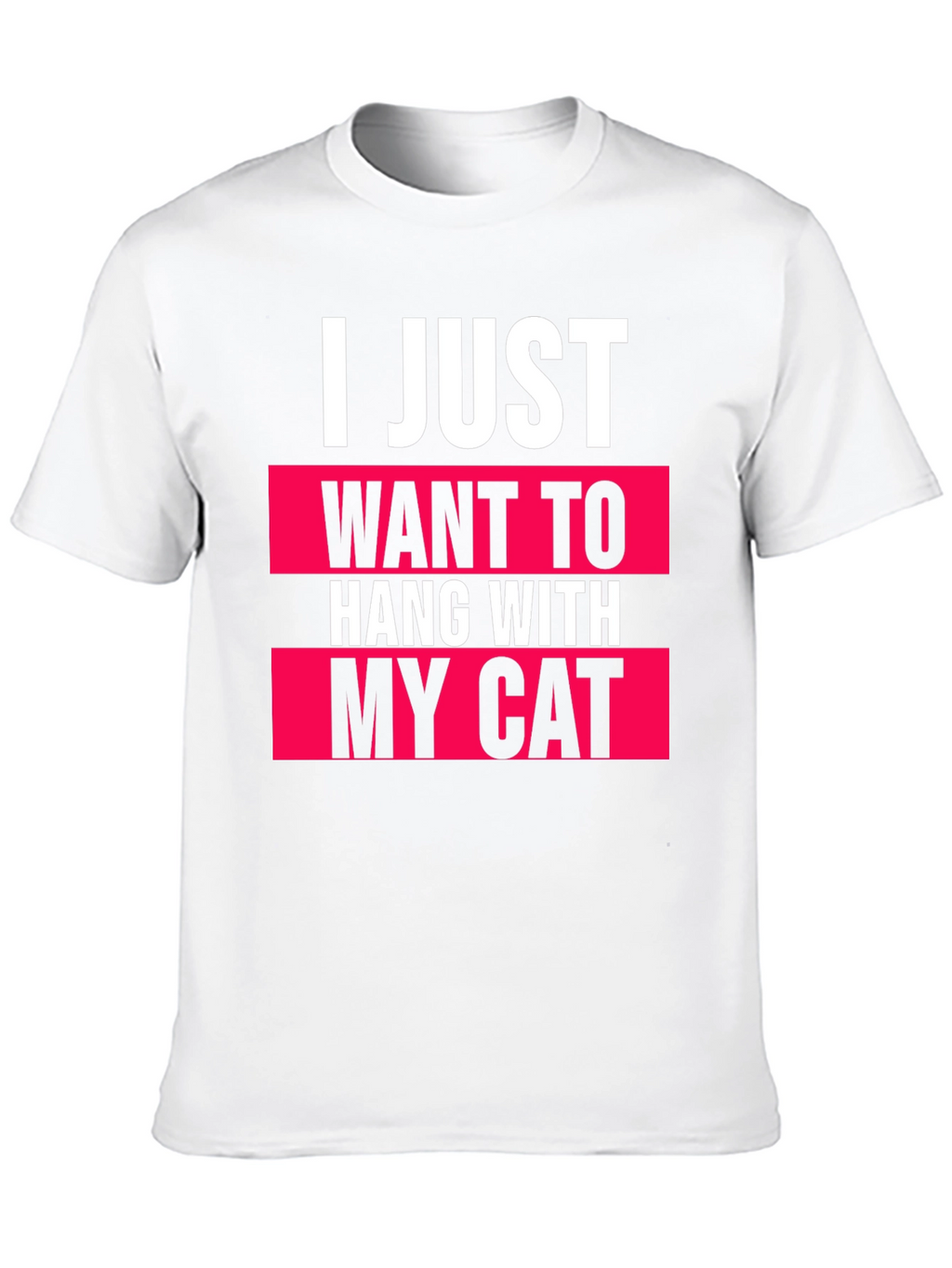 I Just Want to Hang With My Cat T-Shirt