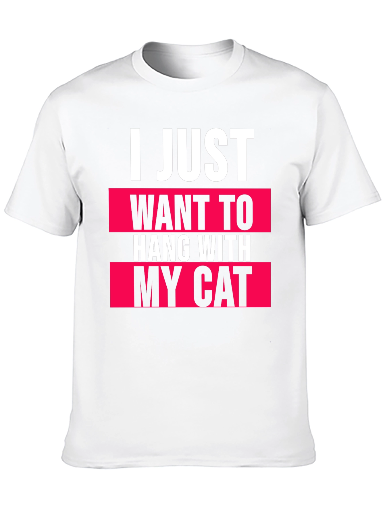 I Just Want to Hang With My Cat T-Shirt
