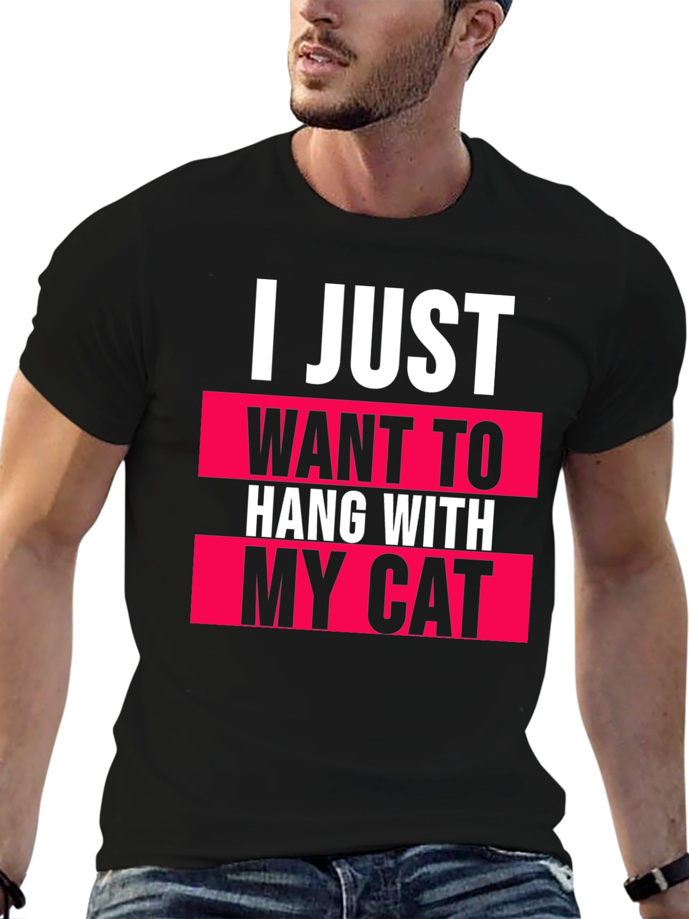 I Just Want to Hang With My Cat T-Shirt