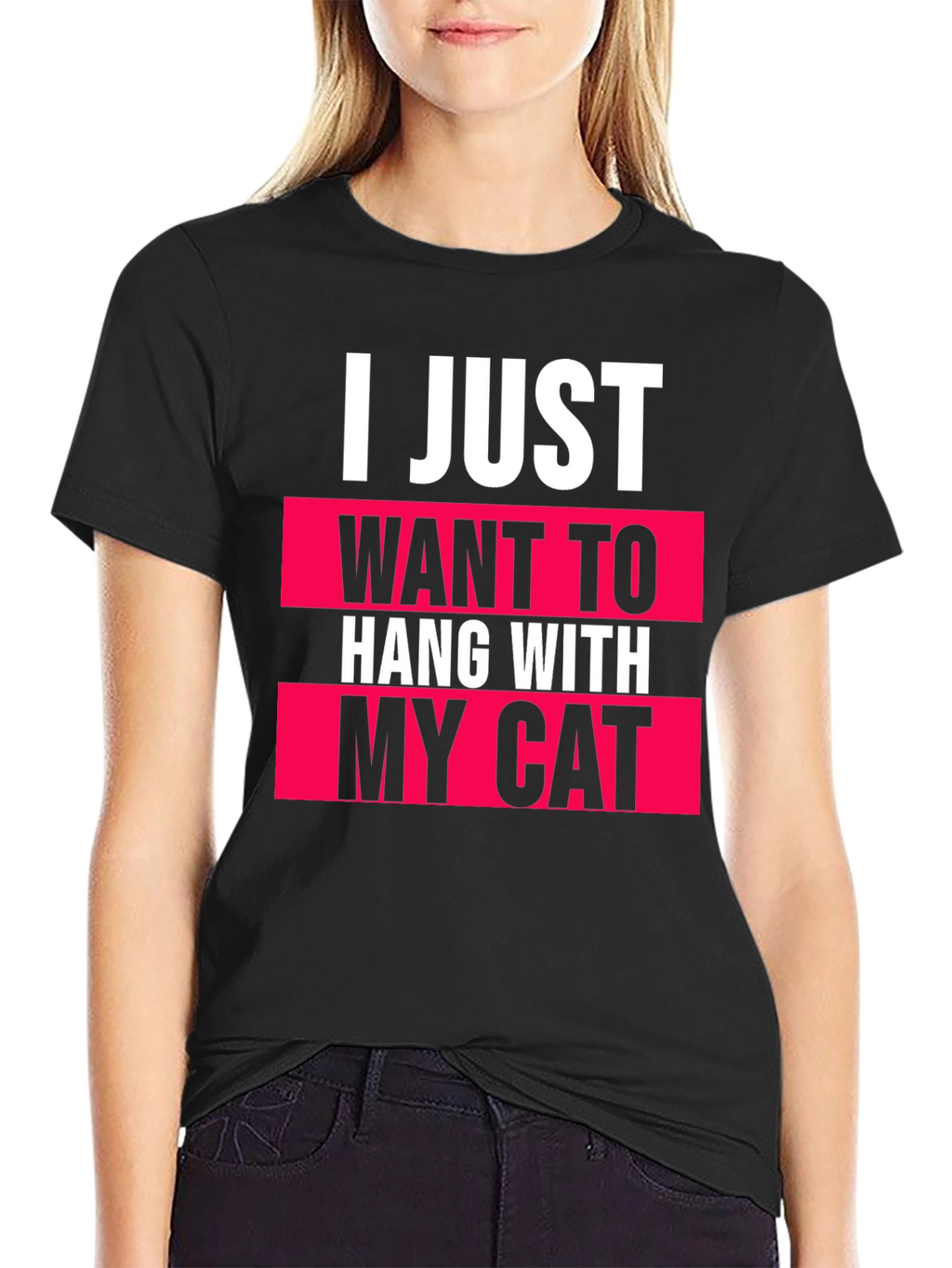 I Just Want to Hang With My Cat T-Shirt