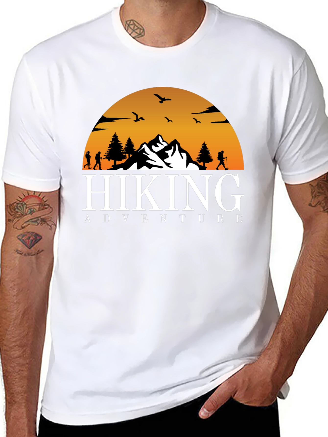 Hiking Adventure Graphic T-Shirt