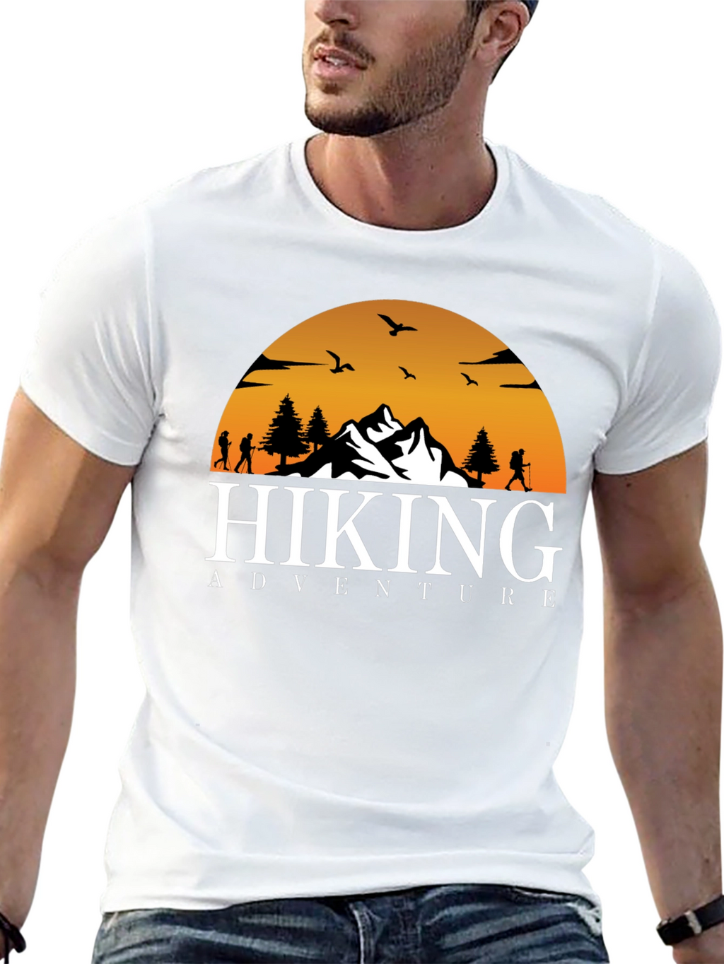 Hiking Adventure Graphic T-Shirt