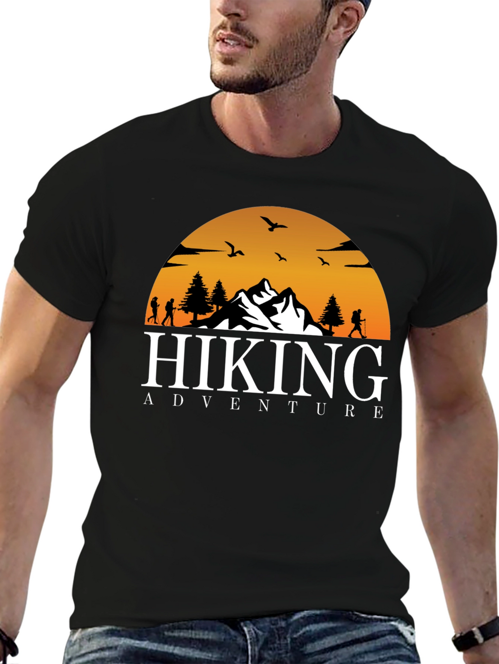 Hiking Adventure Graphic T-Shirt