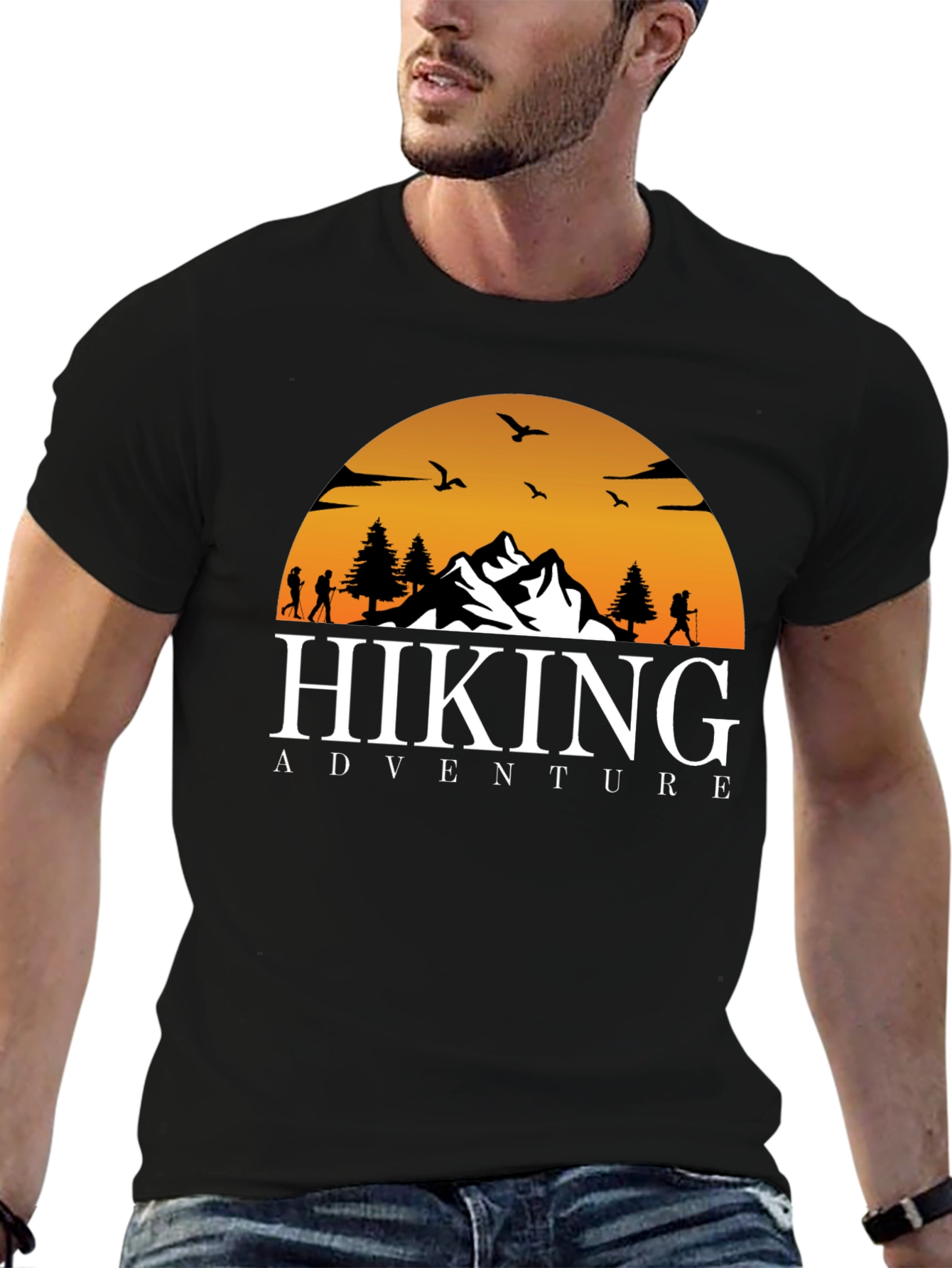 Hiking Adventure Graphic T-Shirt