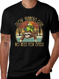 Slow Runners Club Novelty Graphic T-Shirt