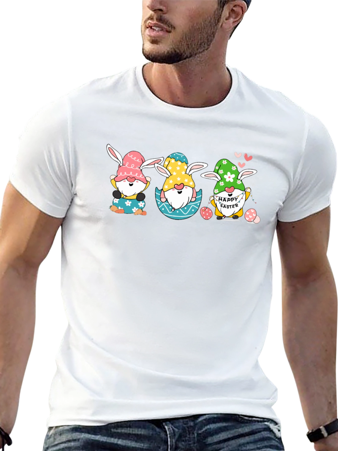 Easter Gnomes T-Shirt - Fun Holiday Apparel