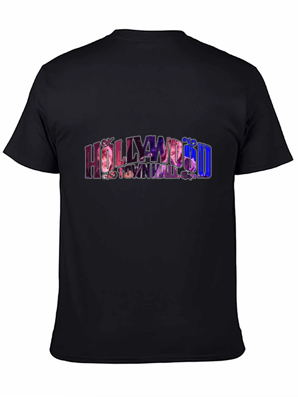 Hollywood Town Hall Black Graphic Tee