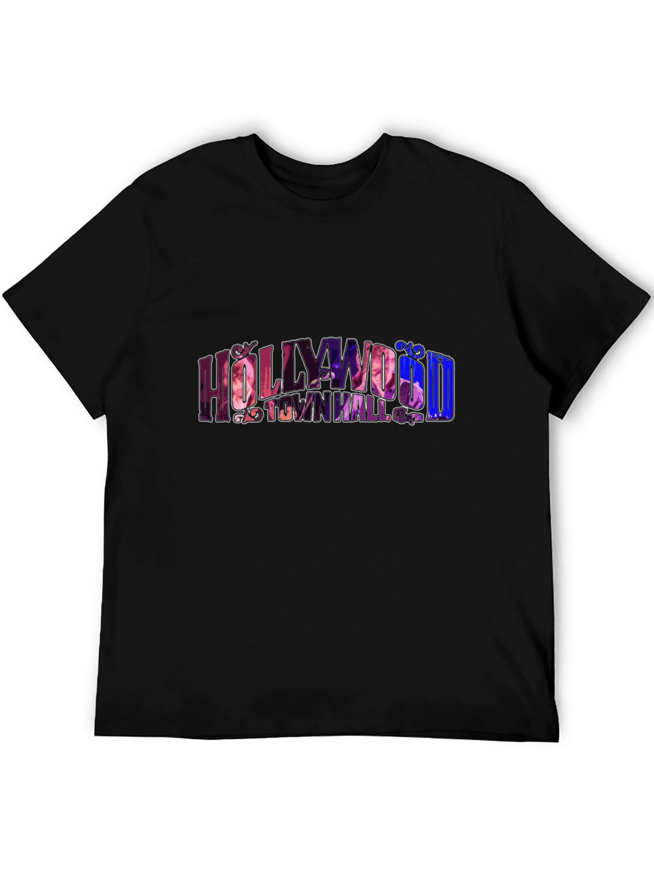Hollywood Town Hall Black Graphic Tee