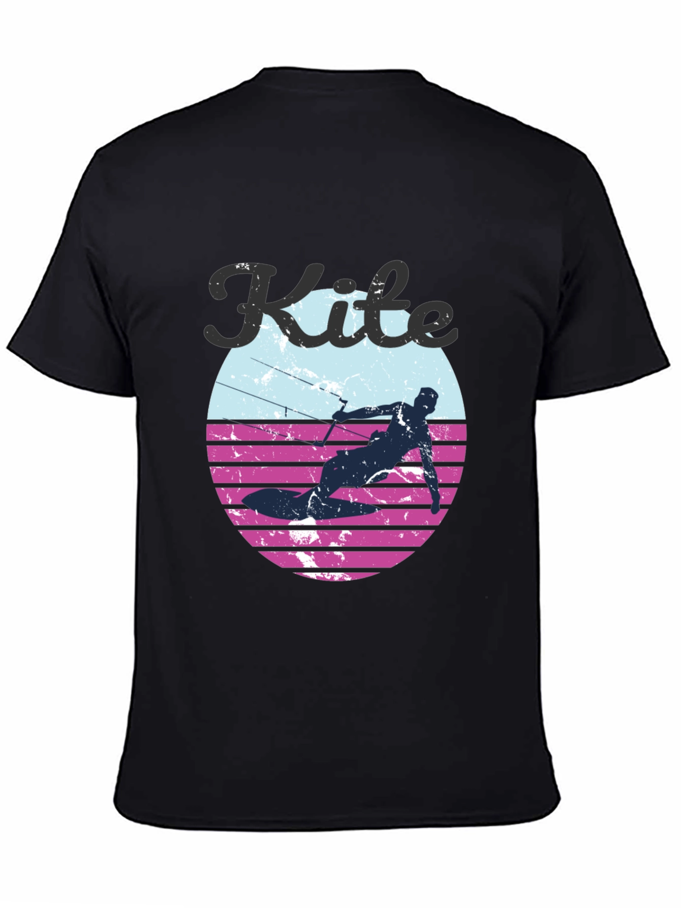 Kite Surfing Retro Graphic Tee