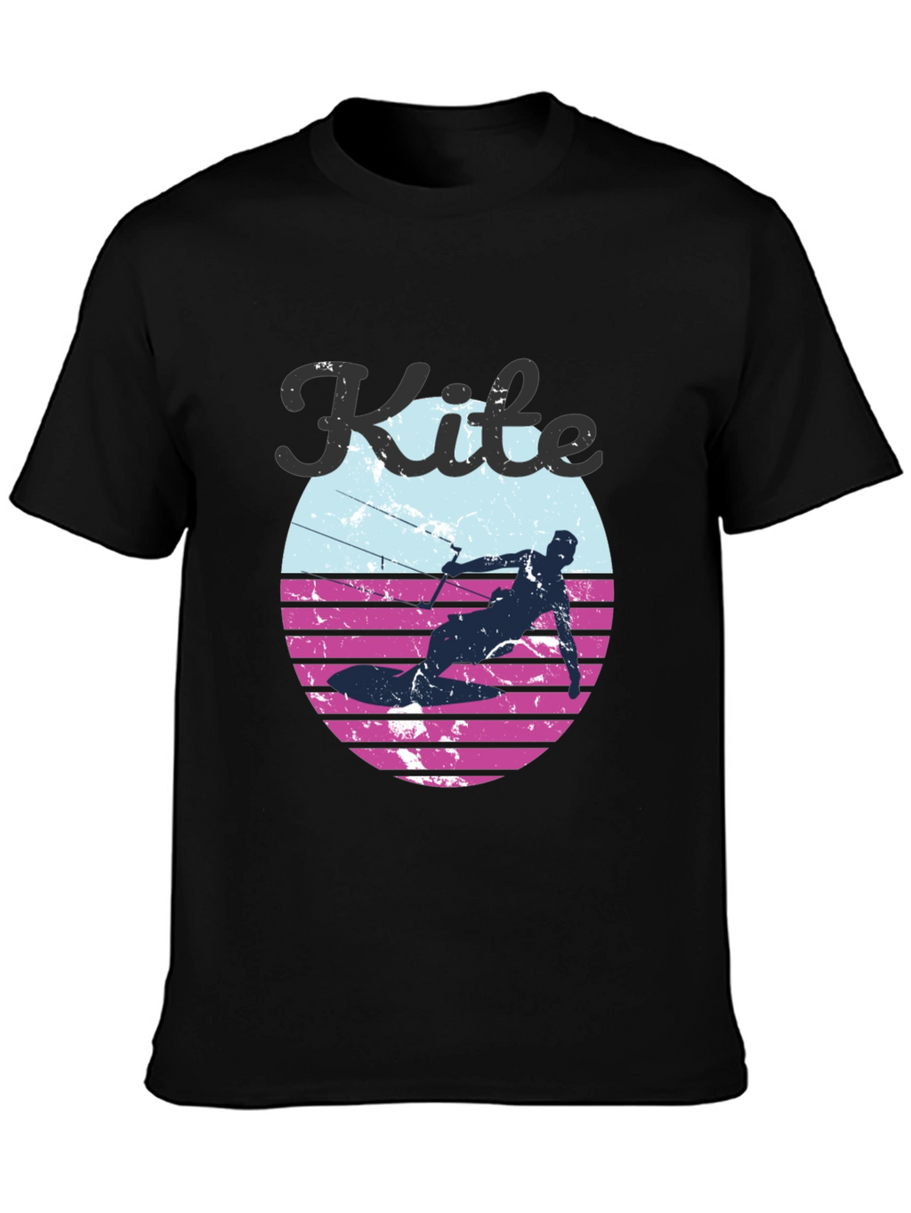 Kite Surfing Retro Graphic Tee