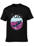 Kite Surfing Retro Graphic Tee