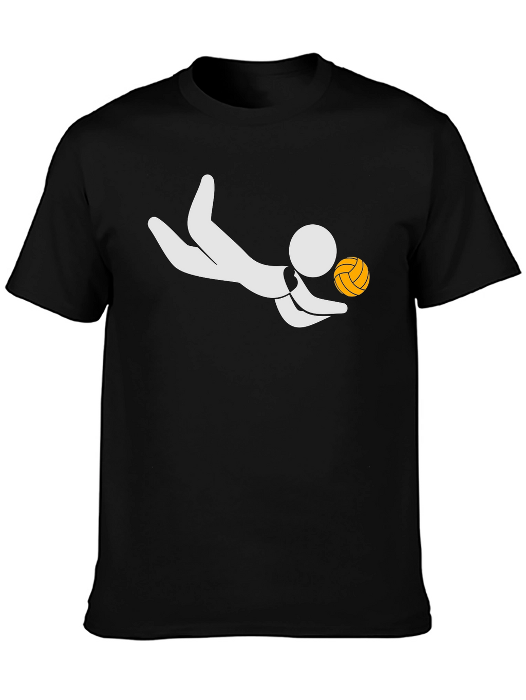 Volleyball Player Graphic T-Shirt