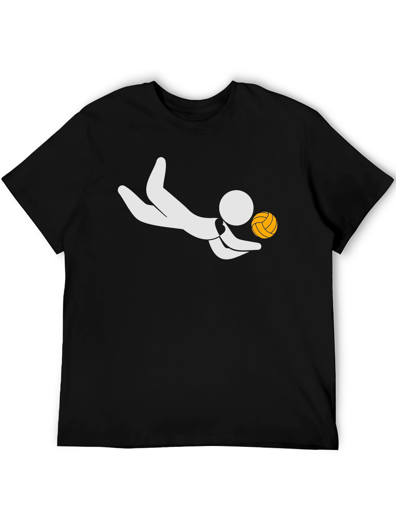 Volleyball Player Graphic T-Shirt