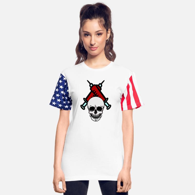 Bloody Skull Medicin syringe Doctors Nurse Horror