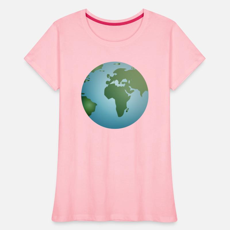 blue planet earth with green continents