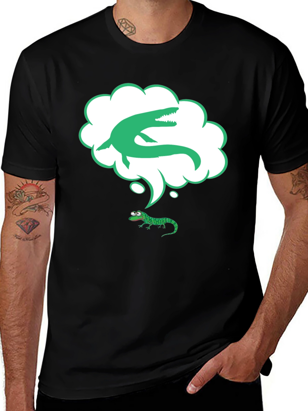 Lizard Dream T-Shirt - Quirky Reptile Graphic Tee