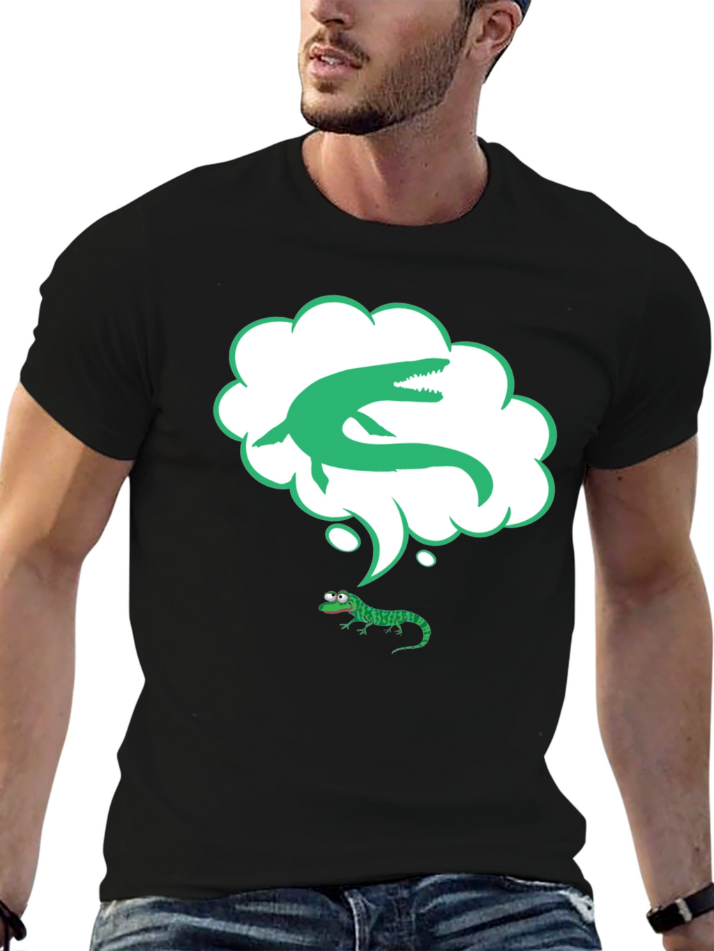 Lizard Dream T-Shirt - Quirky Reptile Graphic Tee
