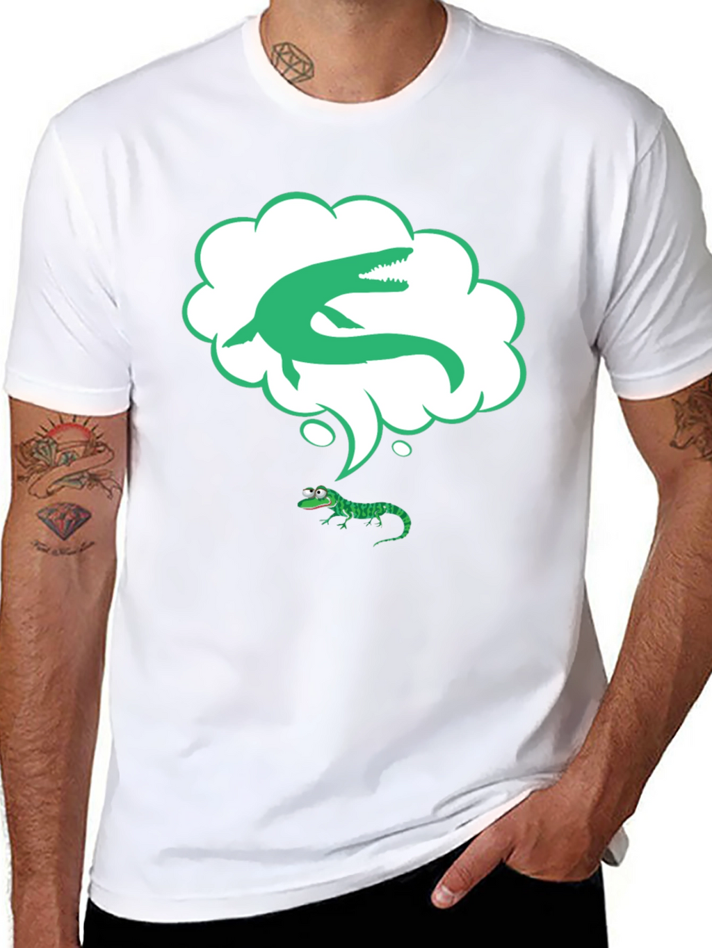 Lizard Dream T-Shirt - Quirky Reptile Graphic Tee