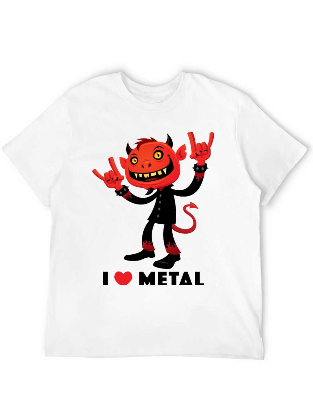 I Heart Metal Devil Graphic Tee