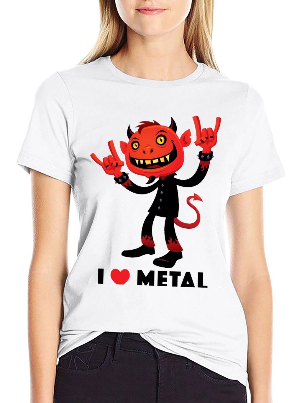I Heart Metal Devil Graphic Tee