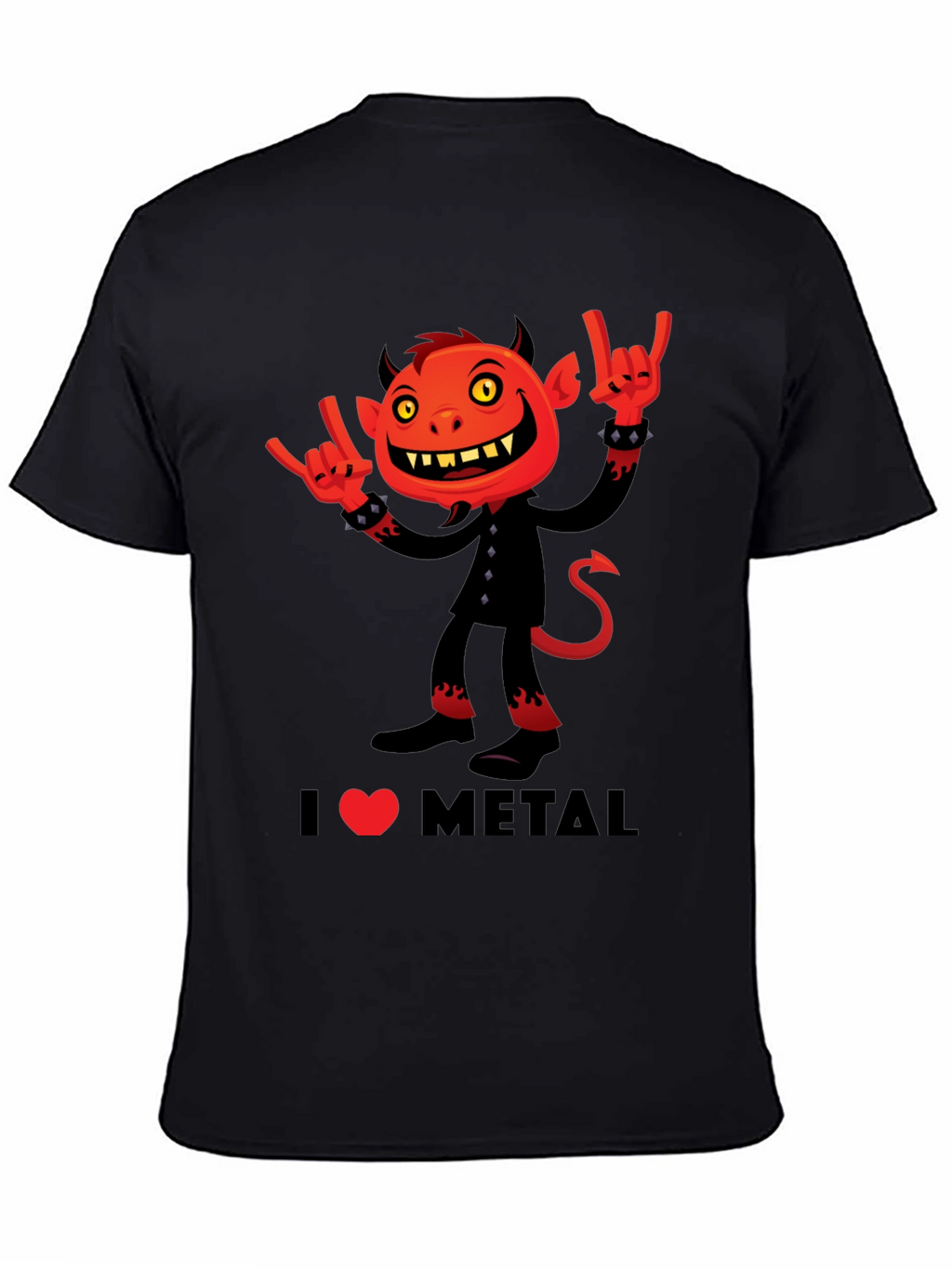 I Heart Metal Devil Graphic Tee