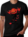 I Heart Metal Devil Graphic Tee