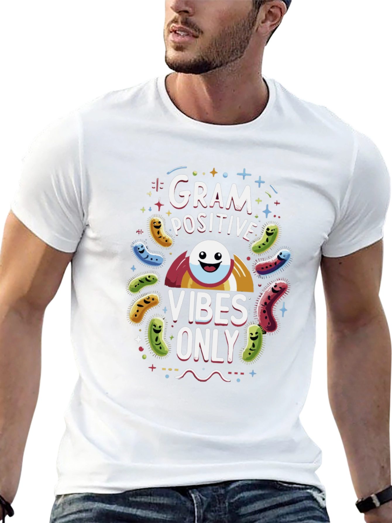 Gram Positive Vibes Only Black T-Shirt